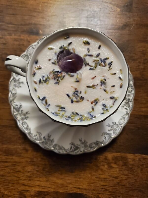 Tea cup candle -  Vanilla Lavender
